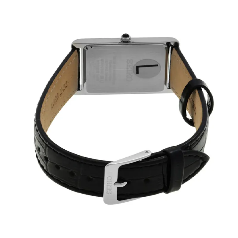 Seiko Classic Tank Style Roman Numerals Men's Watch- SWR103P1